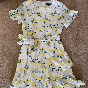 Banana Republic Lemon Pattern Dress